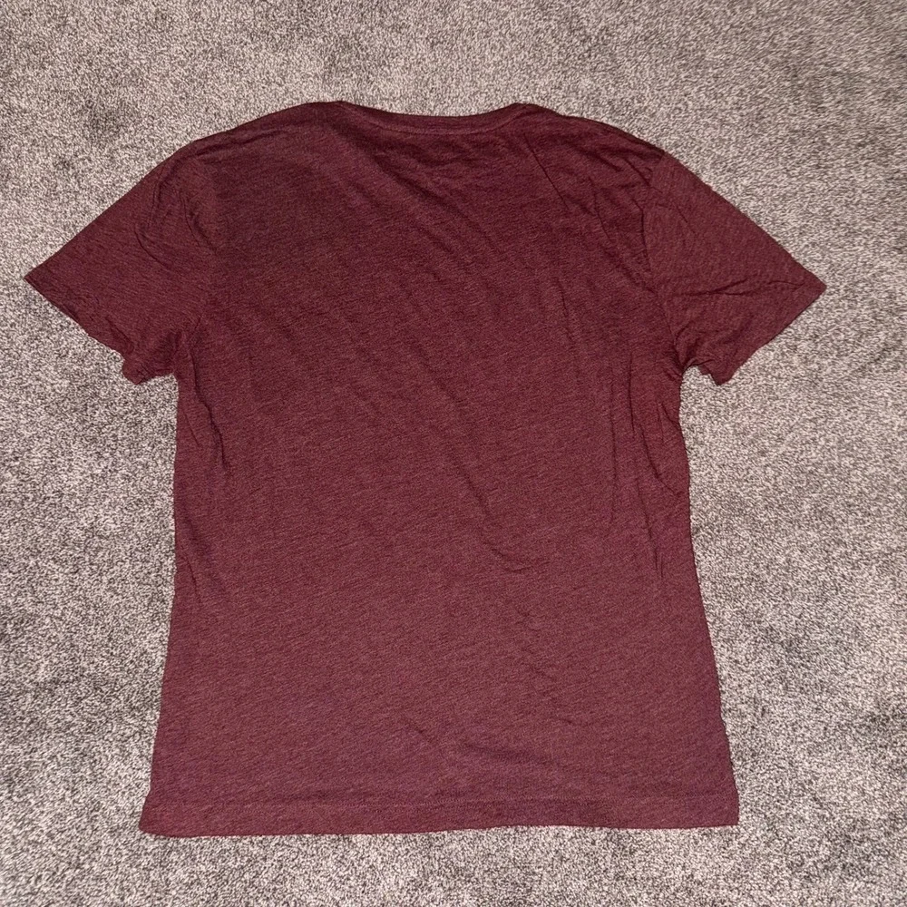 Banana Republic Men's Red Heather Bicycle Illusion‎ T-shirt - Large
